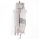 Women Men Scarf Wool Cashmere Scarves Shawl Blanket Wrap Knit