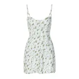 Milk Silk short Small floral strap dress