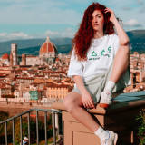 Summer Men Women Short Sleeve T-shirt Tee Pullover Tops Unisex Sweatshirt