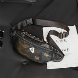 Men Bumbag Belt Bag Waist Pack Crossbody Bag Leather Shoulder Hip Chest Pouch Phone Purse