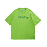 Summer Men Women Short Sleeve T-shirt Tee Pullover Tops Unisex Sweatshirt scrawl t-shirts