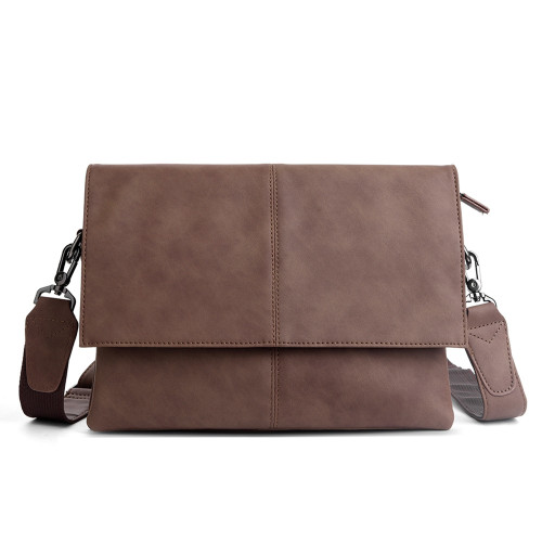 Men Messenger Shoulder Bag Classic Flap Bags Leather Handbags Business