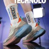 Men Women Sneakers Leather Platform Athletic Shoes Unisex
