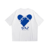 Summer Men Women Short Sleeve T-shirt Tee Pullover Tops Unisex Sweatshirt