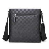 Men Messenger Shoulder Bag Classic Flap Bags Leather Goods Square Box Handbags Business