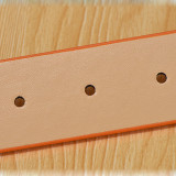 Women Men Belt 3.8 cm Cowhide Leather Buckle Belt Unisex