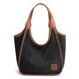 Women Canvas bags  Hobo Shoulder Bag Tote Small Handles Bag Handbag