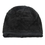 Men Women Beanie Hat Winter Wool Knitted Baggy Pull On Soft Caps