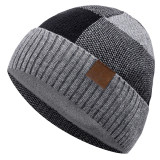 Men Women Beanie Hat Winter Wool Knitted Baggy Pull On Soft Caps