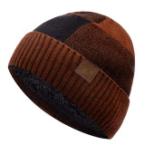 Men Women Beanie Hat Winter Wool Knitted Baggy Pull On Soft Caps
