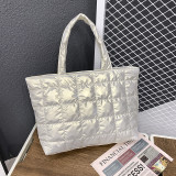 Women PVC Tote Bag Prism Metallic Shoulder Bag Hobo Shopping Bag Handbags