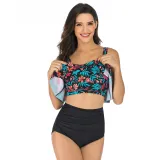 Women Two Piece Bikini Set Sport Bra Swimsuit Beach Thong Swimwear Bathing Suit