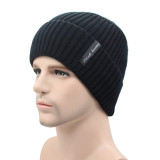 Men Women Beanie Hat Winter Wool Knitted Baggy Pull On Soft Caps