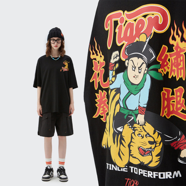 Summer Men Women Short Sleeve T-shirt Tee Pullover Tops Unisex Sweatshirt