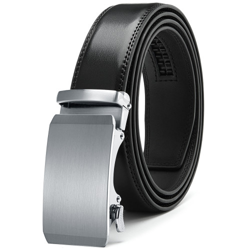 Women Men Belt 3.5cm Cowhide Leather Buckle Belt Unisex Waistband Waist Strap