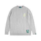 Men Women Knit Sweater Jumper Pullovers Cardigan Tops Unisex Sweatshirts