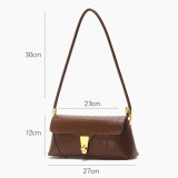 Women Leather Shoulder Bag Tote Handles Bag Handbags Size M
