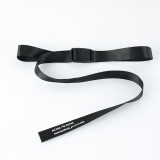 Women Men Belt 3.5cm PVC Buckle Belt Unisex Waistband Waist Strap