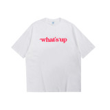 Summer Men Women Short Sleeve T-shirt Tee Pullover Tops Unisex Sweatshirt scrawl t-shirts