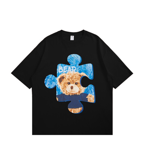 Summer Men Women Short Sleeve T-shirt Tee Pullover Tops Unisex Sweatshirt