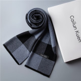 Women Men Logo Scarf Wool Cashmere Scarves Shawl Blanket Wrap Knit