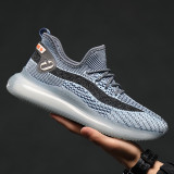Men Women Sneakers Low-top Reflective Runner Slip On Trainers Athletic Shoes Unisex