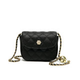 Women Medium Quilted Shoulder Bag Leather Tote Crossbody Flap Bag Chain Handbags