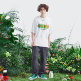 Summer Men Women Short Sleeve T-shirt Tee Pullover Tops Unisex Sweatshirt