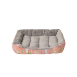 Dog Bed Sofa Puppy Cushion Mat For Cats House Super Soft Pet Kennel Washable Round Plush Fluffy Warm Sleeping Bag Cat Donut