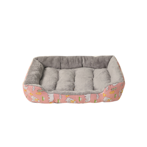 Dog Bed Sofa Puppy Cushion Mat For Cats House Super Soft Pet Kennel Washable Round Plush Fluffy Warm Sleeping Bag Cat Donut