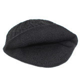 Men Women Beanie Hat Winter Wool Knitted Baggy Pull On Soft Caps
