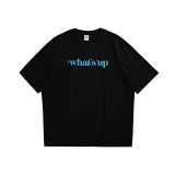 Summer Men Women Short Sleeve T-shirt Tee Pullover Tops Unisex Sweatshirt scrawl t-shirts