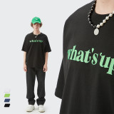 Summer Men Women Short Sleeve T-shirt Tee Pullover Tops Unisex Sweatshirt scrawl t-shirts