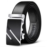 Women Men Belt 3.8 cm Cowhide Leather Buckle Belt Unisex Waistband Waist Strap