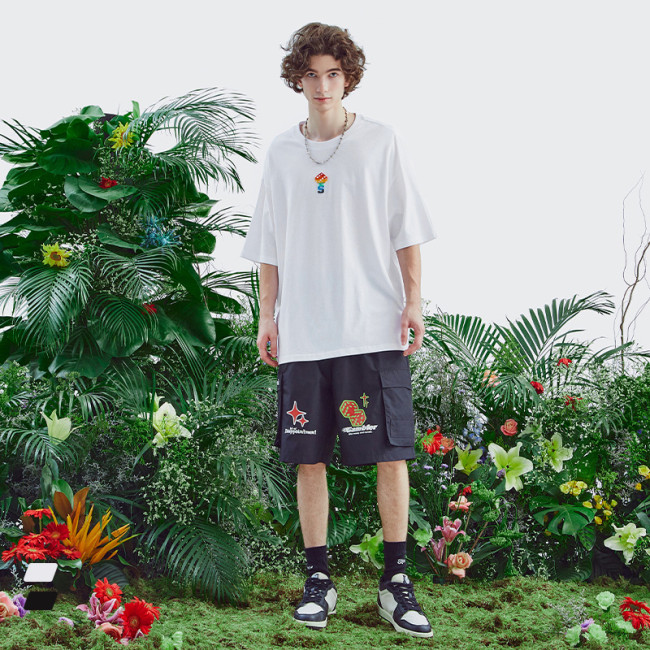 Summer Men Women Short Sleeve T-shirt Tee Pullover Tops Unisex Sweatshirt