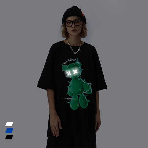 Summer Men Women Short Sleeve T-shirt Tee Pullover Tops Unisex Sweatshirt