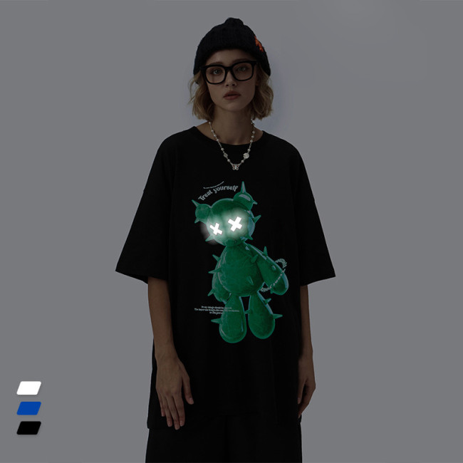 Summer Men Women Short Sleeve T-shirt Tee Pullover Tops Unisex Sweatshirt