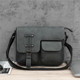 Men Messenger Canvas Shoulder Bag Laptop Bags Leather Goods Handbags Business