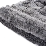 Men Women Beanie Hat Winter Wool Knitted Baggy Pull On Soft Caps