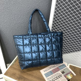 Women PVC Tote Bag Prism Metallic Shoulder Bag Hobo Shopping Bag Handbags