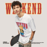 Summer Men Women Short Sleeve T-shirt Tee Pullover Tops Unisex Sweatshirt