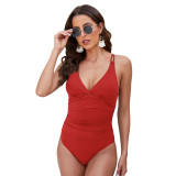 Women One-piece Swimsuit Swimwear Set Bikini Sport Bra Beach Thong Bathing Suit Underwear