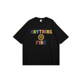 Summer Men Women Short Sleeve T-shirt Tee Pullover Tops Unisex Sweatshirt