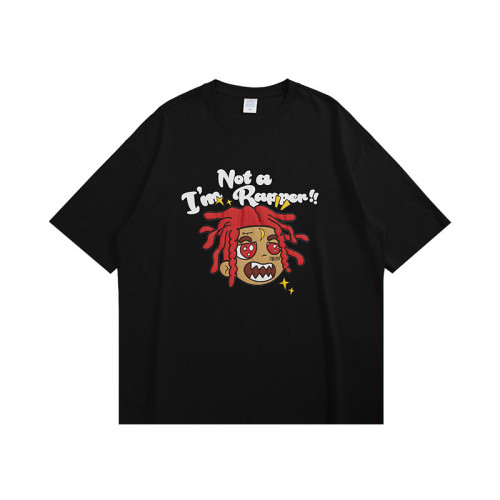 Summer Men Women Short Sleeve T-shirt Tee Pullover Tops Unisex Sweatshirt