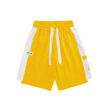 Men Boys Shorts Streetwear Bottoms Half Pants Sports Outfit Running Sweatsuit Trunks