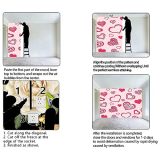 Love Heart Shaped Wallpaper Living Room Versatile for Various Spaces (W) 59  X(H) 48