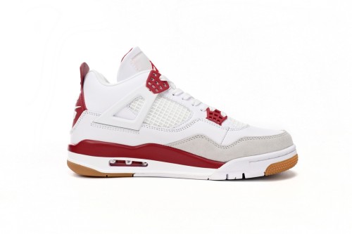 Best Quality Nike SB x Air Jordan 4 White Red