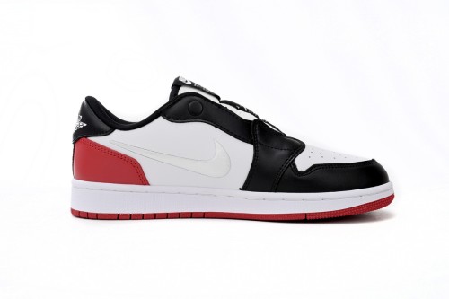 Best Quality Air Jordan 1 Low Slip WMNS Black White Red