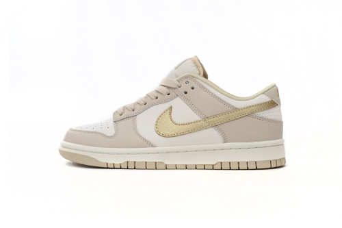 Best Quality Nike Dunk Low Gold Swoosh