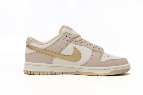 Best Quality Nike Dunk Low Gold Swoosh